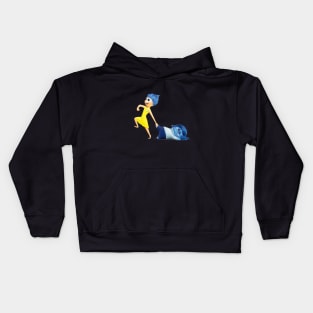 joy and sadness Kids Hoodie